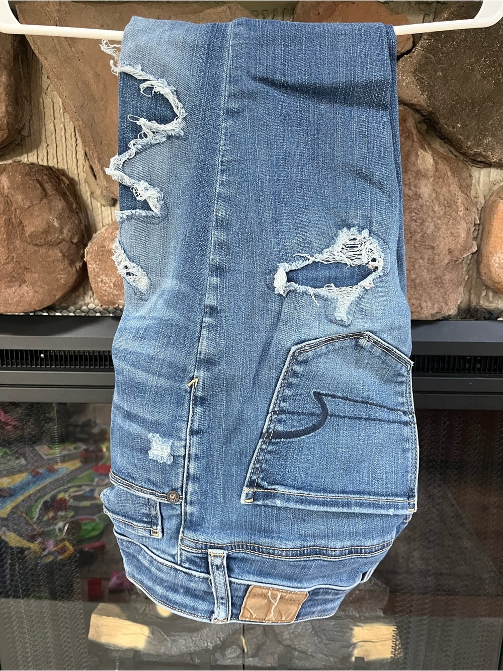 Distressed American Eagle Skinny